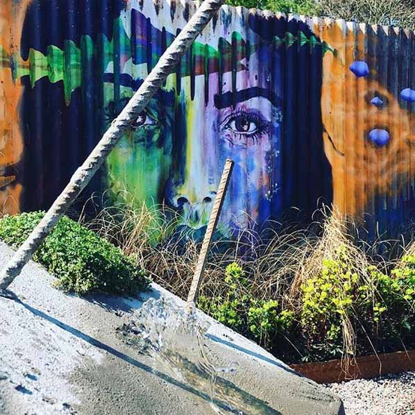 Cardiff University Garden Wall Mural